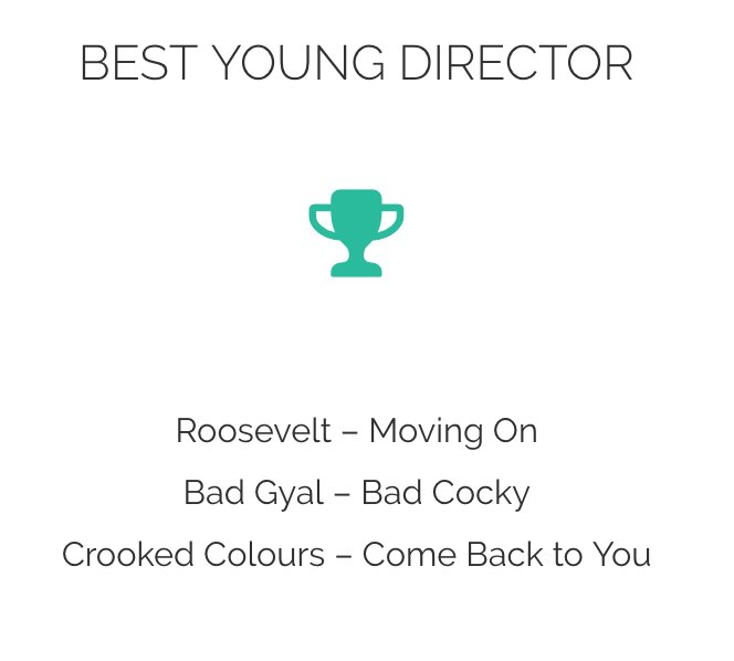 JAMorenoTV's tweet photo. Nominated as a BEST YOUNG DIRECTOR in the Soundie Music Video Award 2017 for my work with #CrookedColours. https://t.co/3vX9sb0iYd