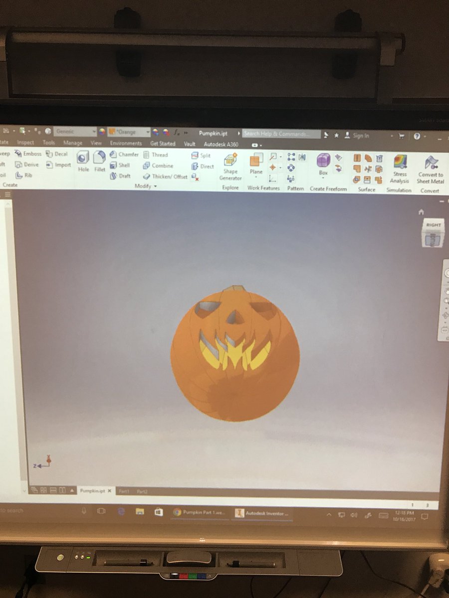 Jon Allen - GHS Engineering (@ghs_allen) on Twitter photo Having a digital 3D modeling Pumpkin Carving contest in GTT! #ActonMS <a href="/AMSpirates/">AMS</a> @GISDTech3 <a href="/granburyisd/">Granbury ISD</a> <a href="/AMSPrincipals/">AMS Principals</a> #Halloween Having a digital 3D modeling Pumpkin Carving contest in GTT! #ActonMS <a href="/AMSpirates/">AMS</a> @GISDTech3 <a href="/granburyisd/">Granbury ISD</a> <a href="/AMSPrincipals/">AMS Principals</a> #Halloween