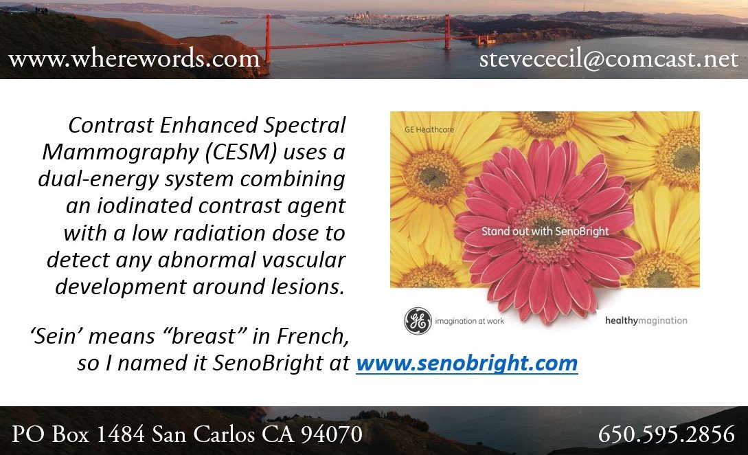 WhereWords's tweet photo. #Yesinamedit #senobright #breastcancer #breasthealth #mammogram @GEHealthCare #healthcare #medtech #namer #naming #branding #VerbalBranding https://t.co/y11qyGkzVI