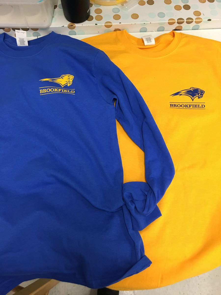 BrookfieldSC's tweet photo. Blue and Gold Long Sleeve BHS T- shirts have arrived! $15 see Mrs. Lapham 242 or Mrs. Zaleski 243! On sale all week! https://t.co/fHiuMeqM3M