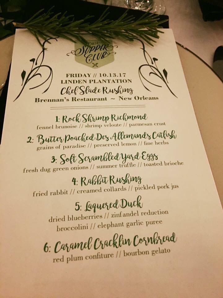 deltasupperclub's tweet image. THIS. MENU. 🍤🐟🍳🐰🦆🍨 Oh my! That #RabbitRushing...Chef @SladeRushing NAILED. IT. 🙌 #picoverload #getready #didyousayYardEggs #thisishowwedoit
