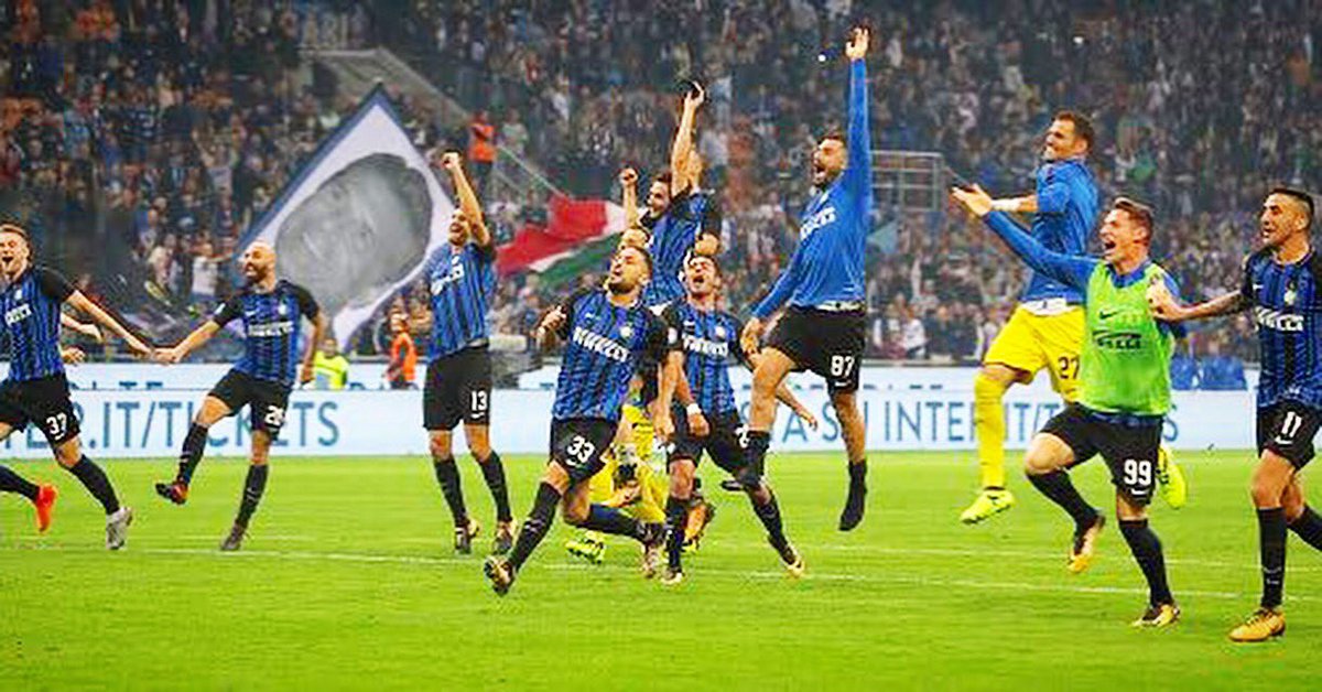 Ci abbiamo messo testa, gambe e cuore. Ci siamo portati via 3⃣ punti, un pallone ⚽, la consapevolezza che oggi Milano è #nerazzurra 🖤💙 #RG5