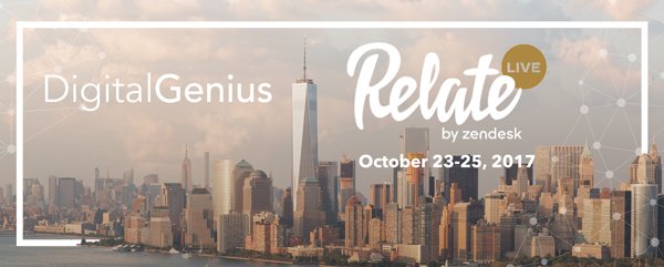 DigitalGeniusAI's tweet image. Are you attending #RelateLive in NYC next week? Come by the #DigitalGeniusAI booth to meet our team & learn about #humanplusai for #custserv