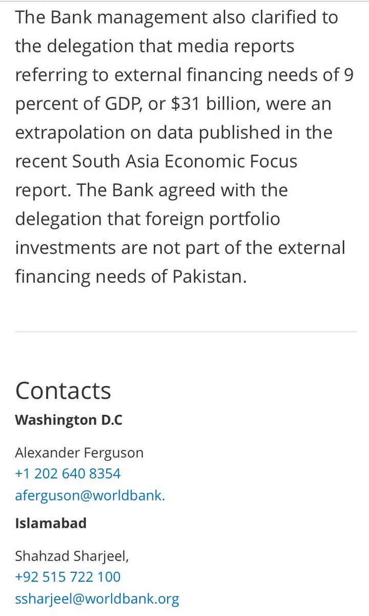 omar_quraishi's tweet photo. World Bank says Pakistan moving towards solid GDP growth - Bank will continue to support its economic reforms https://t.co/vKJe9AM7d7