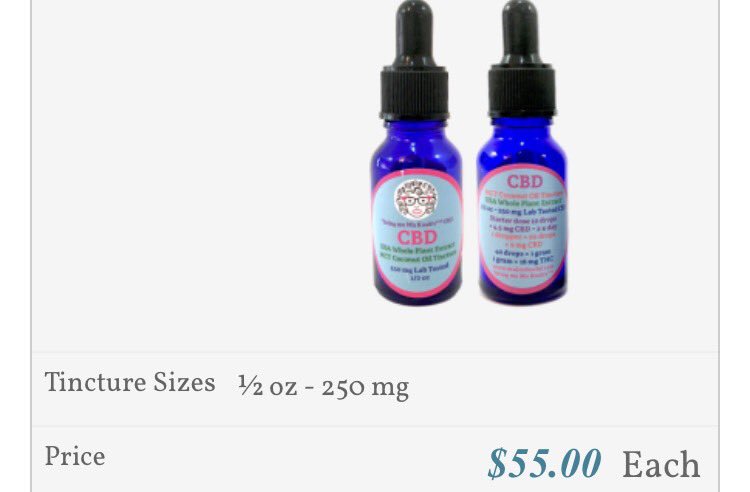 250 milligrams of miracle working tincture will do the trick! 

MaKushsCBD.com