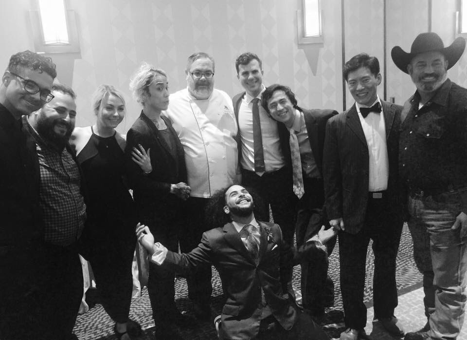 My wedding was perfect!@MASTERCHEFonFOX. <a href="/JasonJangyWang/">Jason J. Wang</a> <a href="/CookingWong/">cookingwong</a> <a href="/dinoballerino/">Dino Angelo Luciano</a> <a href="/CowboyChefNewt/">Mike Newton</a> <a href="/samreiffpasarew/">Sam Reiff-Pasarew</a> <a href="/Necco_C/">Necco Ceresani</a> @ChefsLife97