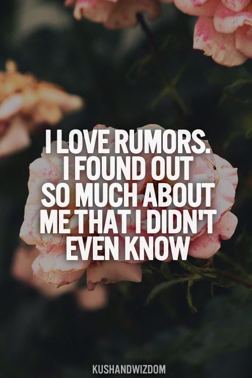 quotes about rumors tumblr