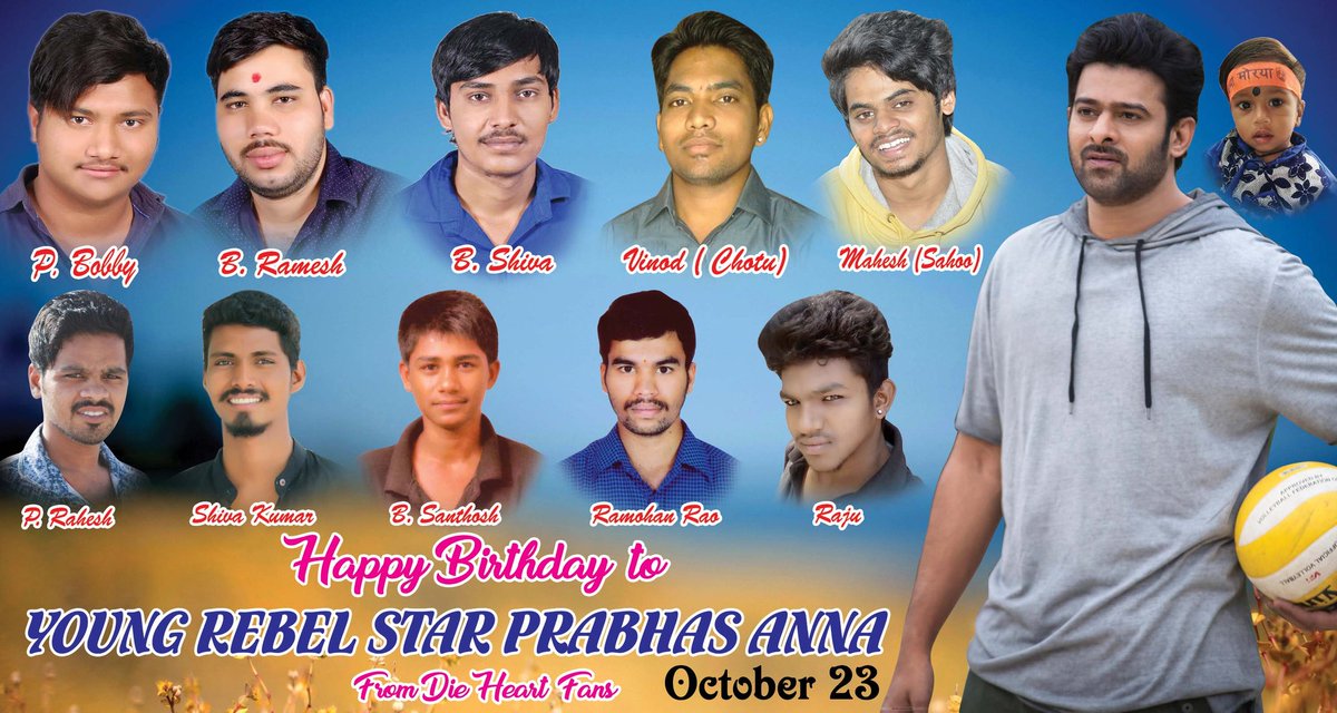 Hyderabad  #Prabhas Fans Advance  #HappyBirthdayPrabhas