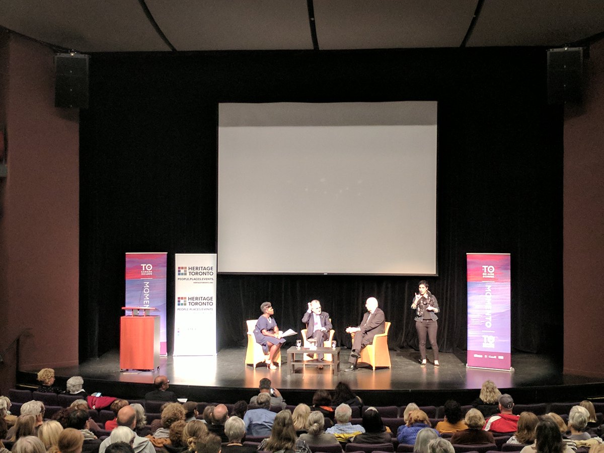RafikSNassif's tweet photo. Canadian historian Stephen Lewis and Professor John English; Toronto has been home to innovators and to moments of innovation. #MomenTO150 https://t.co/BP1BN8Mi3W