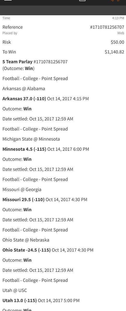 dailysharpbets's tweet image. Hit this Mega NCAAF Parlay Last Saturday 🤑✅ #freebettingpicks