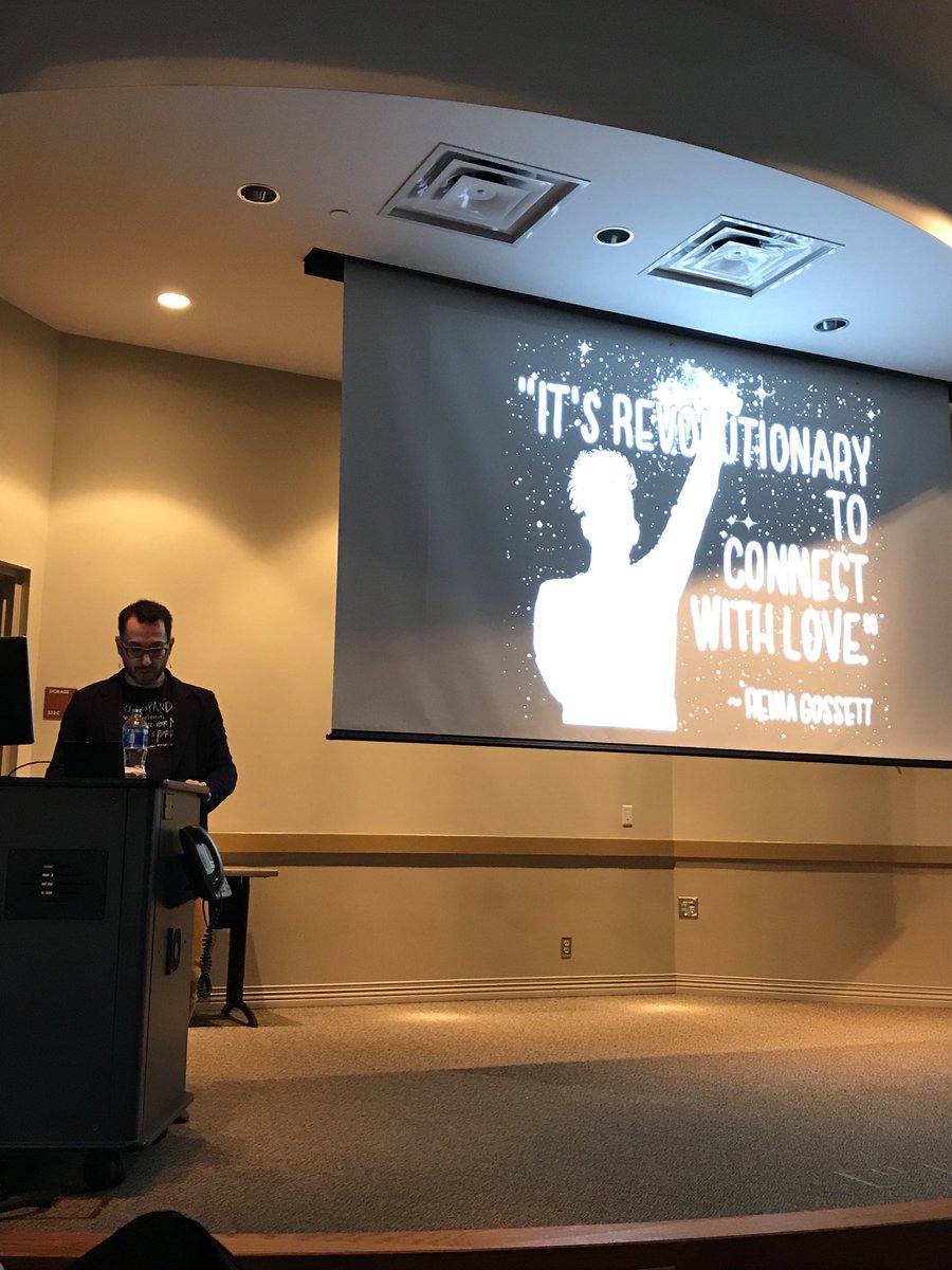 esjayque's tweet photo. @trans_killjoy talking about the revolutionary power of love. Also reminding me of @itsAlexCL #TransingMiami #TransIsBrilliant https://t.co/bOlyEePkIS