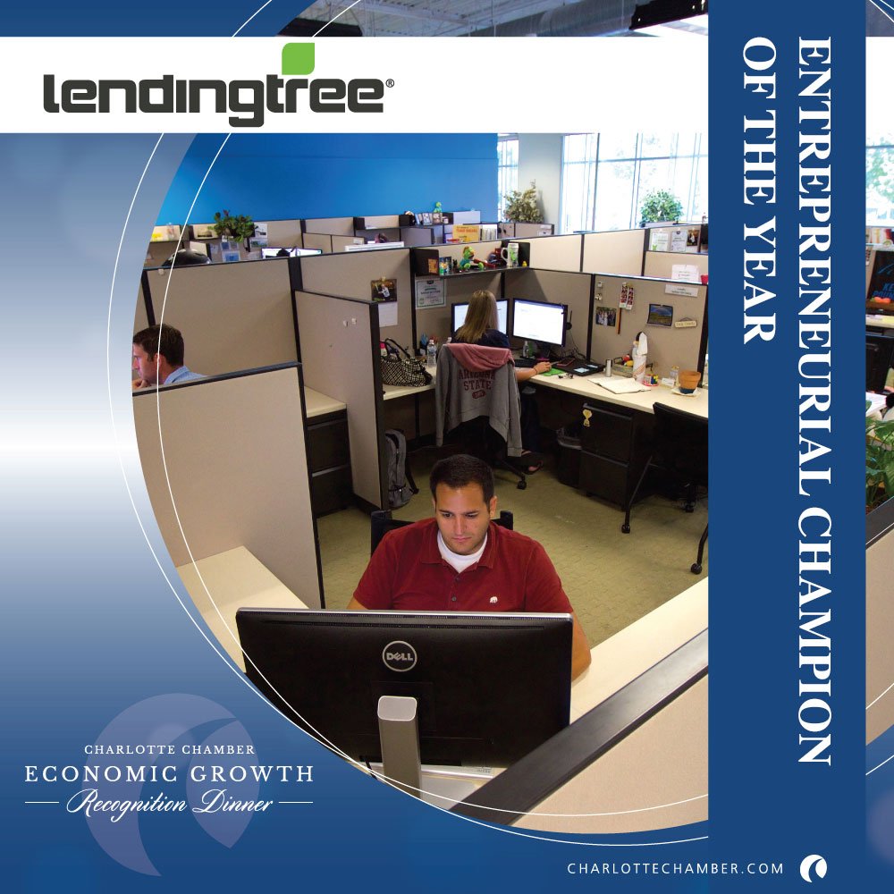 Congrats to <a href="/LendingTree/">LendingTree</a> for receiving the Entrepreneurial Champion of the Year award from @cltchamber