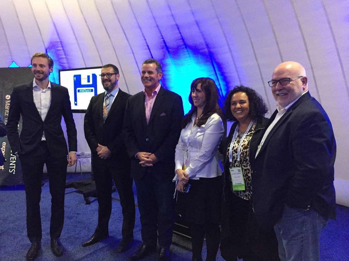 42ChatBots's tweet photo. .@Sciensio Takes Top Prize in #IMEXPitch 2017 via @meetingsnet https://t.co/CwjGDK8ABa #IMEX17 #eventtech #eventprofs https://t.co/pPZ6MGUhDh