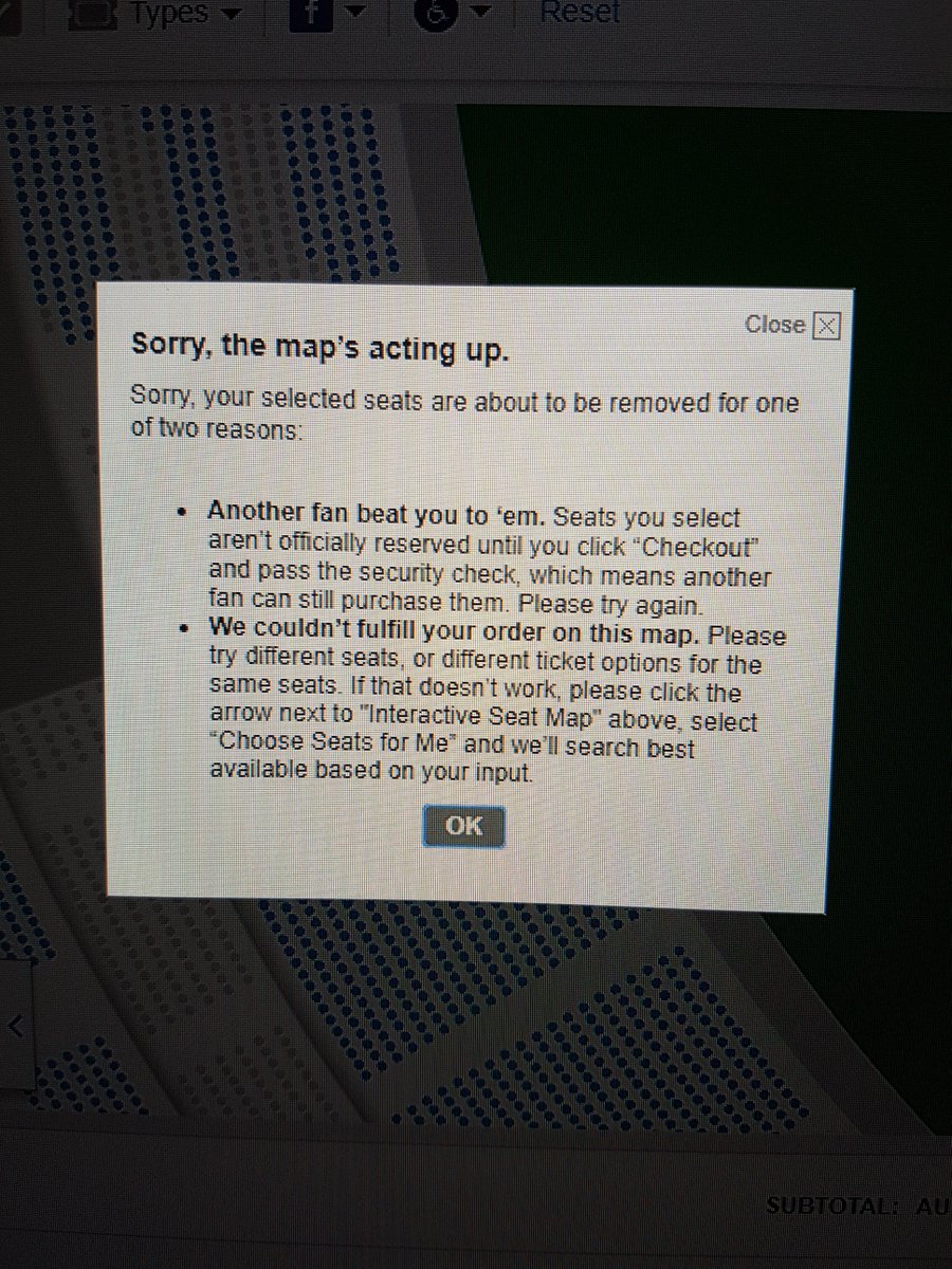 ScPhotosbyNic's tweet photo. @Ticketmaster_AU @HeatBBL @GabbaBrisbane @BBL this is the message that came up yesterday when i did get on buy from map. I managed to get on just a mo ago and it came up again. HELP https://t.co/xeYzD6jsup
