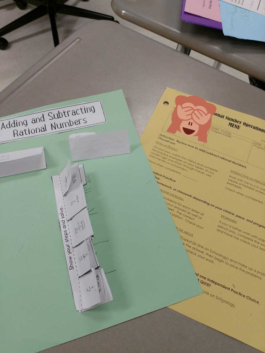MrsDKelly_math's tweet photo. Giving students the power of choice practicing math different ways. #MDLXPL https://t.co/WCpTnQyqEy