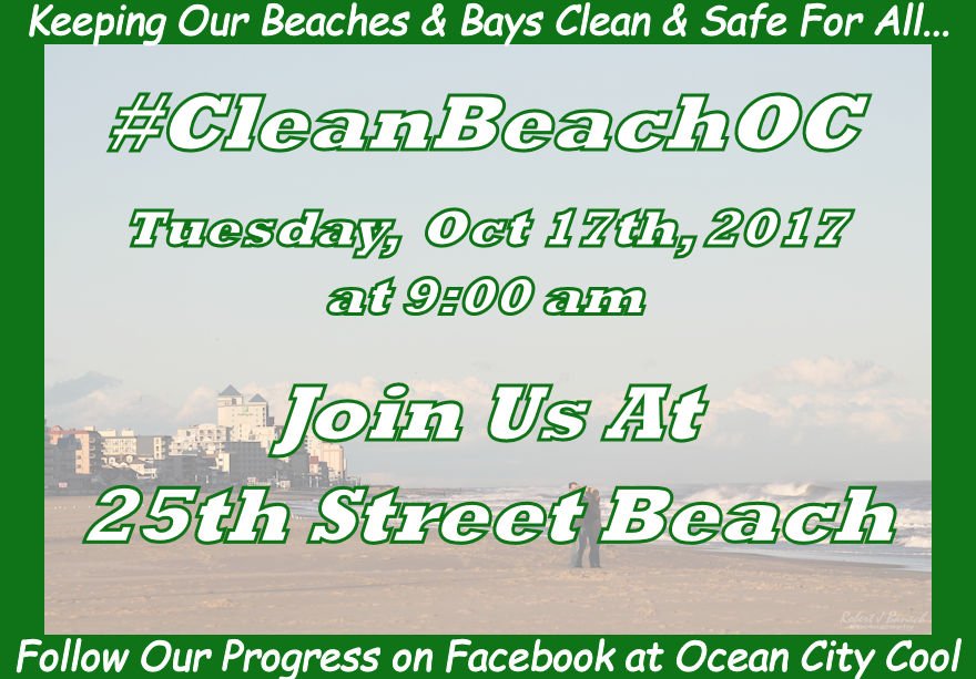 OceanCityCool's tweet photo. #CleanBeachOC Tuesday at 9 am at 25th St, All Are Welcome To Lend A Hand > https://t.co/kpAweplFzX  #oceancitycool https://t.co/BVjaL53dD9