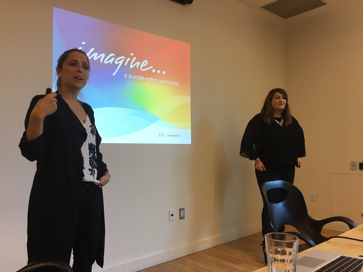 easeforwork's tweet photo. Thank you to all who came out tonight to our workshop. 10 more people in our community are officially #safeTALK trained! #SuicidePrevention https://t.co/GhP4tTCWsy