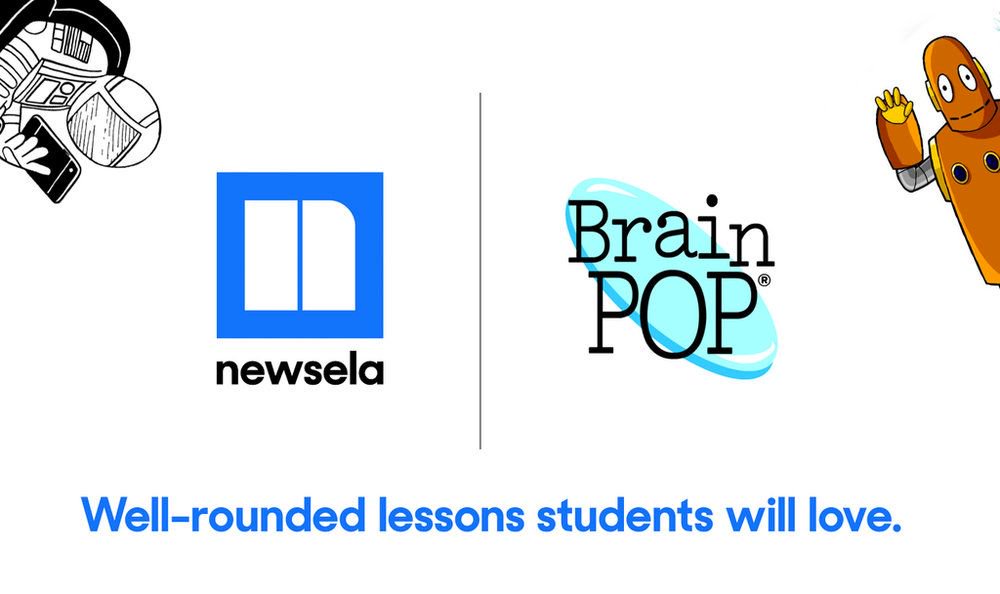Newsela's tweet photo. We’ve joined forces with @BrainPOP to give teachers a new way to drive student engagement. https://t.co/QA3mOuQZOO https://t.co/LlSZYzu3KX
