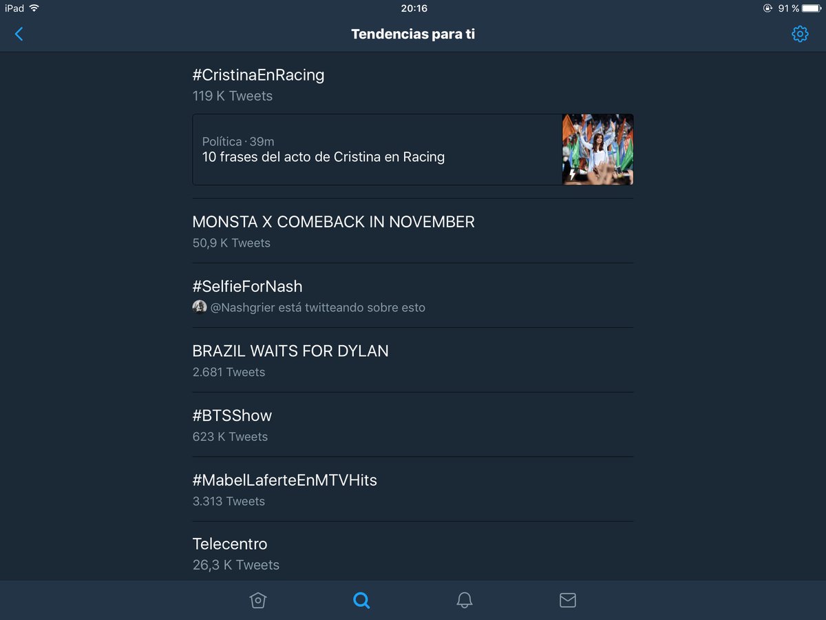 traitor2000's tweet photo. #3 in Argentina @Nashgrier #SelfieForNash https://t.co/E7UW1mz0kp