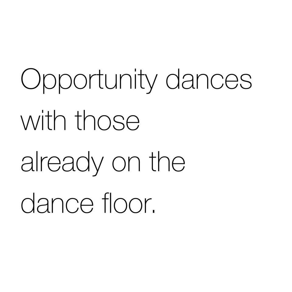 DrTraciLynn's tweet photo. Opportunity dances with those already on the dance floor.
#youhavetoplaytowin #DrTraciLynn https://t.co/eRyFljSGEB