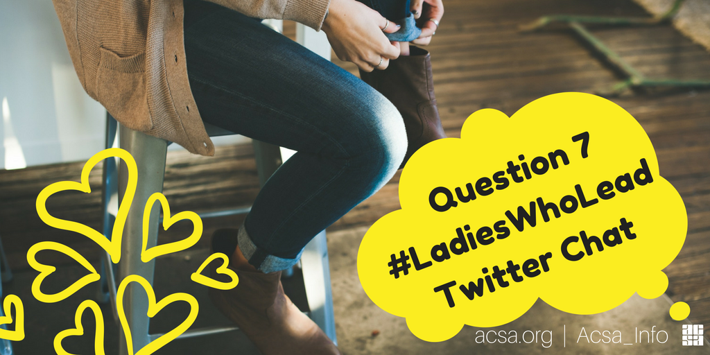 ACSA_info's tweet photo. Q7: How do you work to fight the perception by millennial employees that they are undervalued? Have you changed anything? #LadiesWhoLead https://t.co/wsabmL2syK
