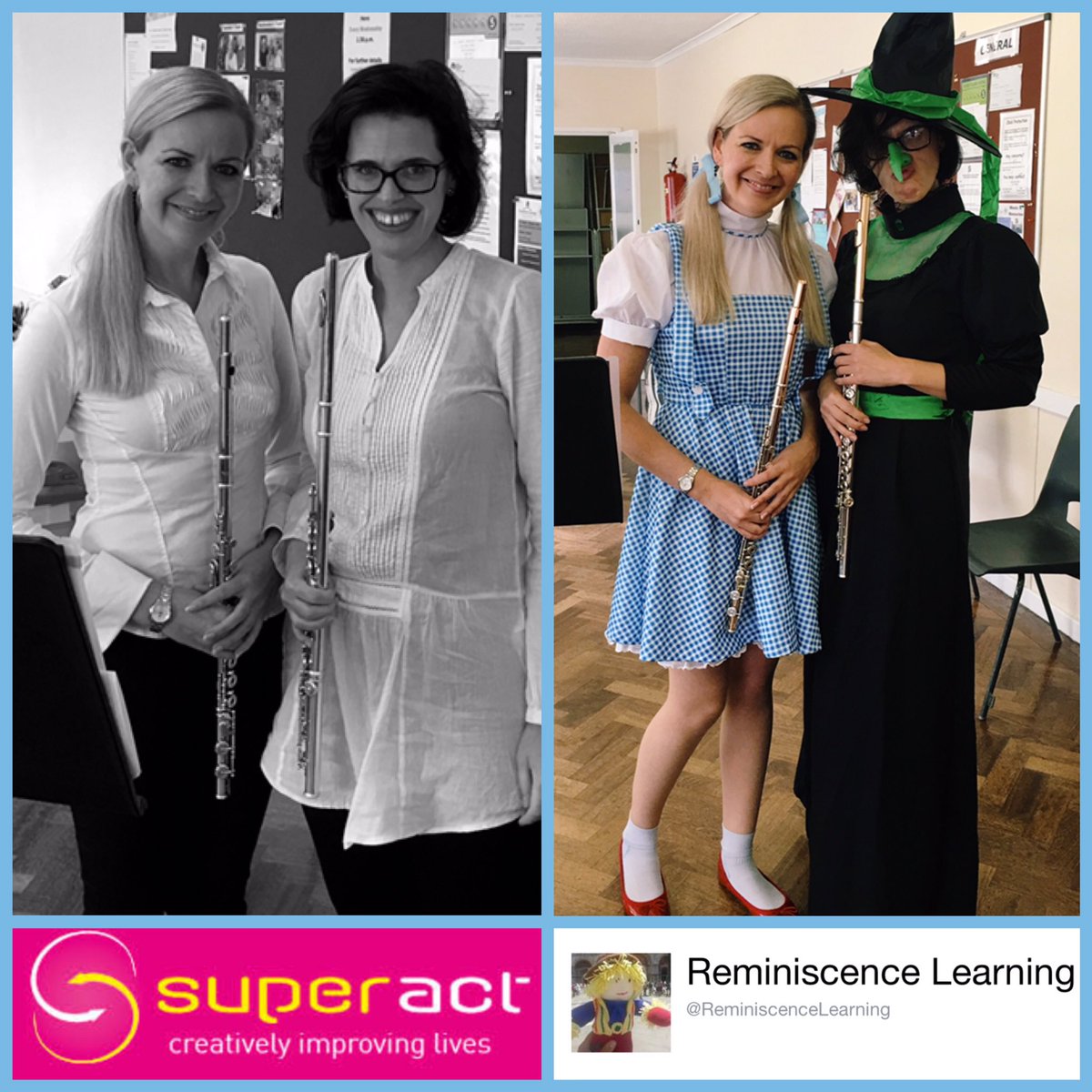 2fluteloopsUK's tweet photo. Great first day of our @superact_uk Wellbeing Tour - we always love visiting @RemLearning ❤️🌈🎶 #outreach #musicandmemories https://t.co/3ueeBQCmEc