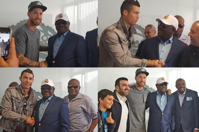 Tooxcllusive2's tweet photo. Gov. Wike Meets With Ronaldo, Ramos And Club Officials In Spain, Over Plans To… https://t.co/CduJWtREmp https://t.co/HbEoRhi4H9