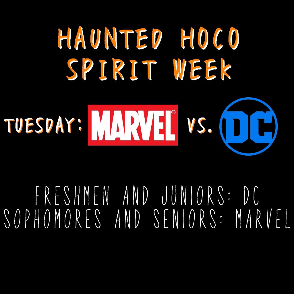 ND_ASB's tweet photo. Show your superhero side tomorrow! 🤘🏼
You can wear t-shirts and accessories that match our spirit day with the ND uniform bottoms! 💚💛 https://t.co/lCQYPAs8XR