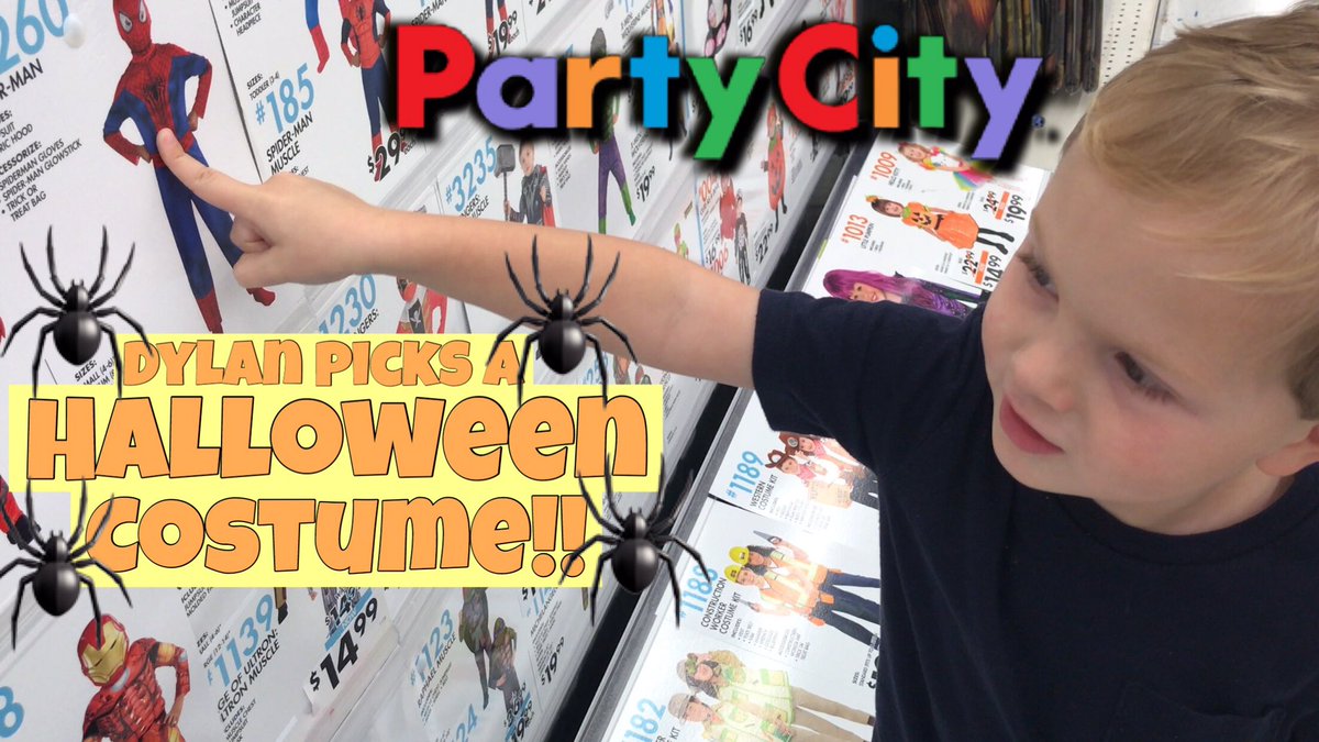 PlaytimeDylan's tweet photo. Hey @PartyCity..our #toddler had so much fun picking out a #halloweencostume at your store-we made a video about it! https://t.co/smTdDsm5d2 https://t.co/DnDSFLpMhK