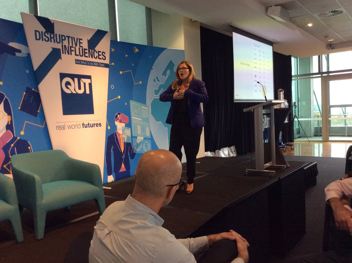 brizfagan's tweet image. Excited to have @pipms boss of innovation at qld's biggest co open @RealWorldFuture conference #disruptiveinfluence