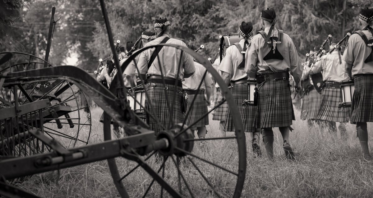 #3 in the Rob Bubek Series. #blackandwhitephotography on a rainy Monday! #pipeband