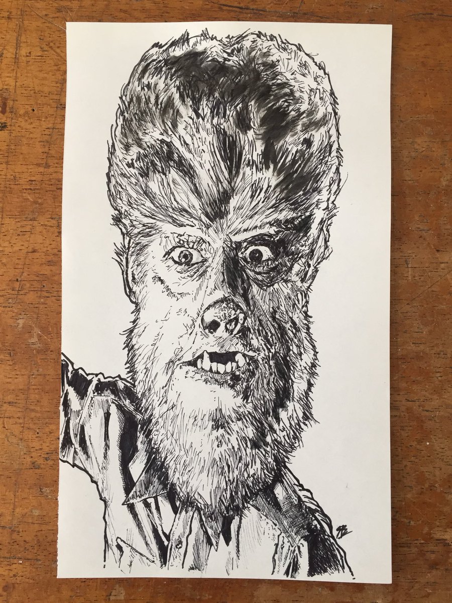 Howwwwllllll!!! #wolfman #halloween #horror #classichorror #werewolf