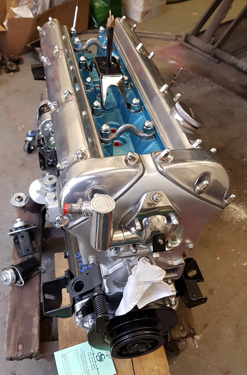 Autoprideuk's tweet photo. Lovely 3.8 Jaguar engine back from the engine builders. Almost a shame to hide it in the engine bay. https://t.co/3ip2Wh5Z7N