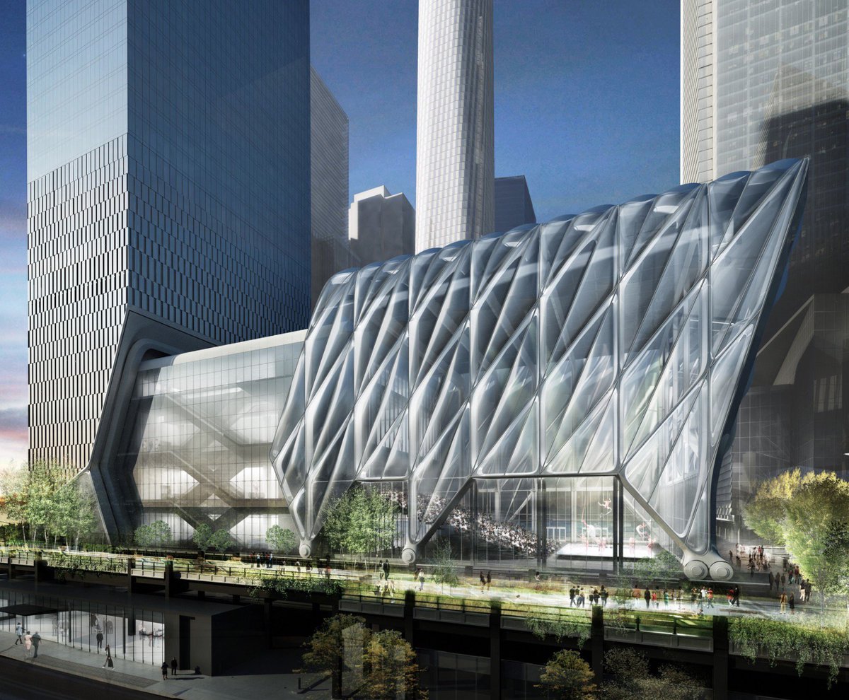 parsonsdesign's tweet photo. A beautiful visualization of The Rockwell Group's Shed @_HudsonYardsNYC 👉 https://t.co/ablM6CgCDs. #DavidRockwell #AtTheParsonsTable 10/18! https://t.co/7ghoqdyeDB