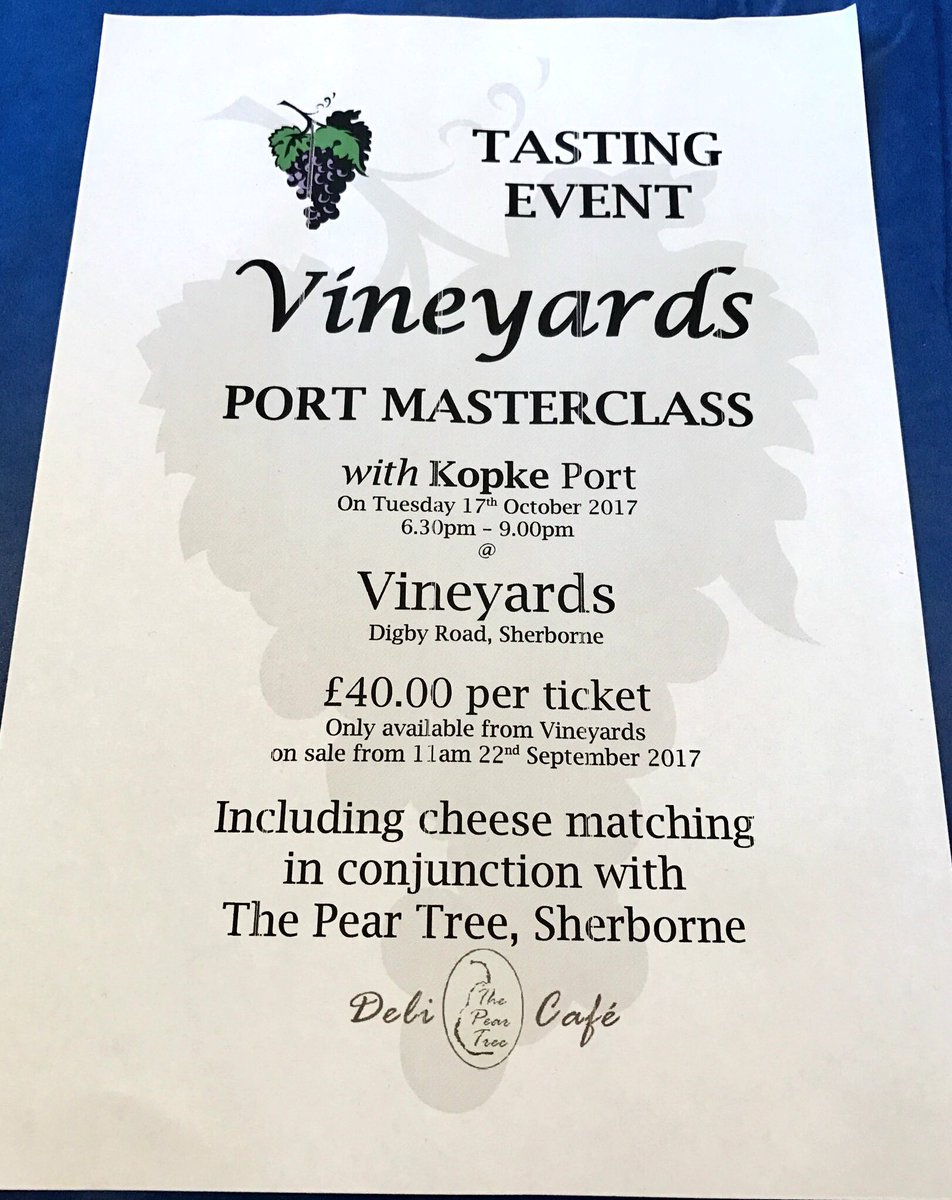 vineyards_wine's tweet photo. We survived #packmonday π now we are getting ready for our #port #masterclass π· with @sogevinus tomorrow - excited much? π @Dorset_Hour https://t.co/z3Yt7v7cKi