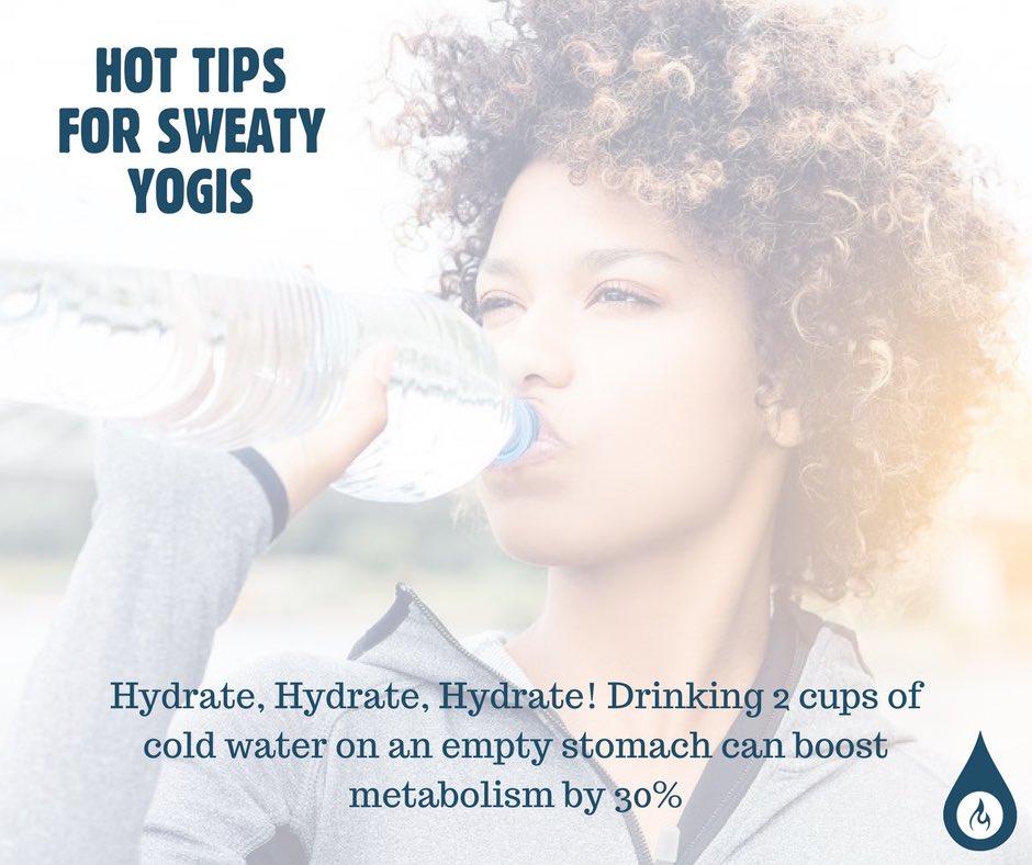 mokshacambridge's tweet image. Try bringing a big glass of water to bed every night, and finish it before your feet touch the ground in the morning #HotTips4SweatyYogis