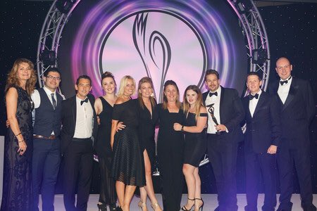 Team #tapenadecuisine celebrating winning Event Caterer of the year at #FSCateys