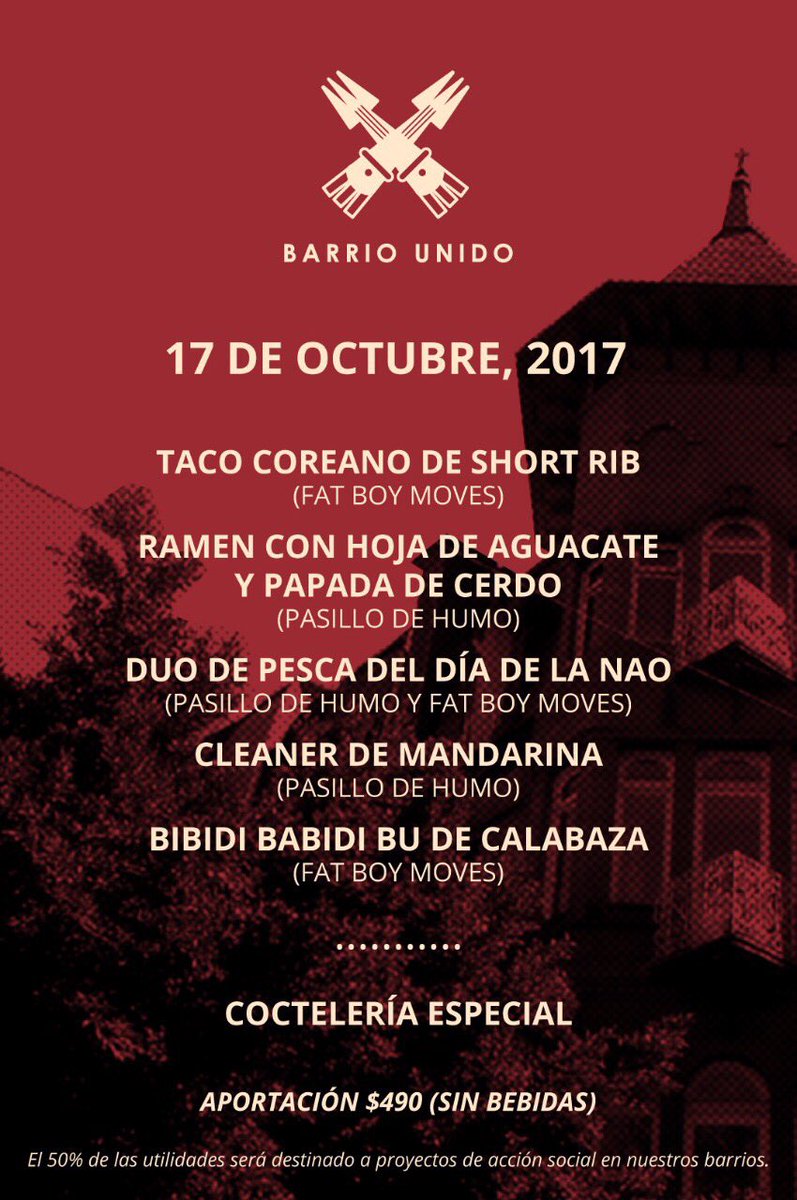 pasillodehumo's tweet photo. ARRANCAMOS MAÑANA, Los esperamos #debrazosabiertos para mover la #romacondesa #barriounido #aquiestoy https://t.co/5hNlkrdW33