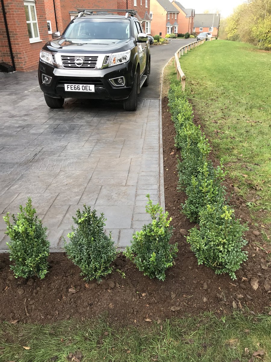 MGoddardSwoogel's tweet image. Busy day preperation and planting #Boxhedging using #Empathy #Rootgrow for a great start #supplyandplant. #Goddardsgardenservices