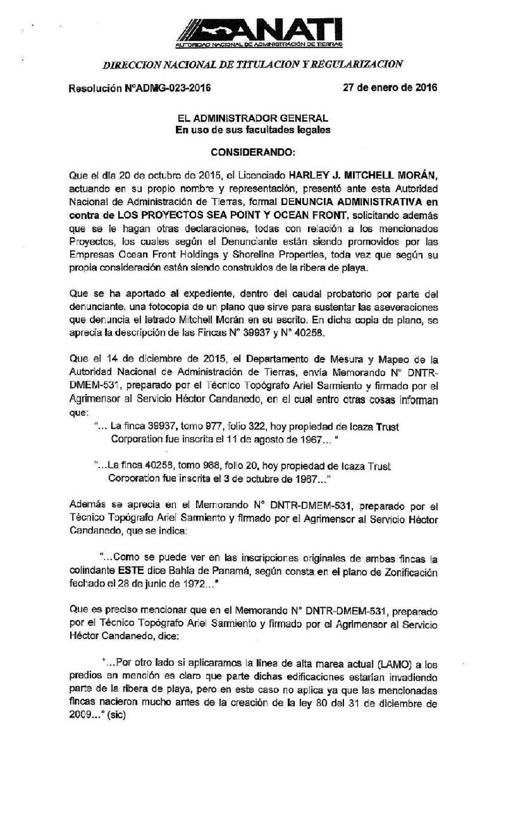 SiSeaPoint's tweet photo. @HarleyMitchellM @ovallarino Te falto esta, la que ustedes presentados es anterior a la realidad, le pedimos el favor sea LEGAL y diga las cosas como son! https://t.co/8GynhKBIft