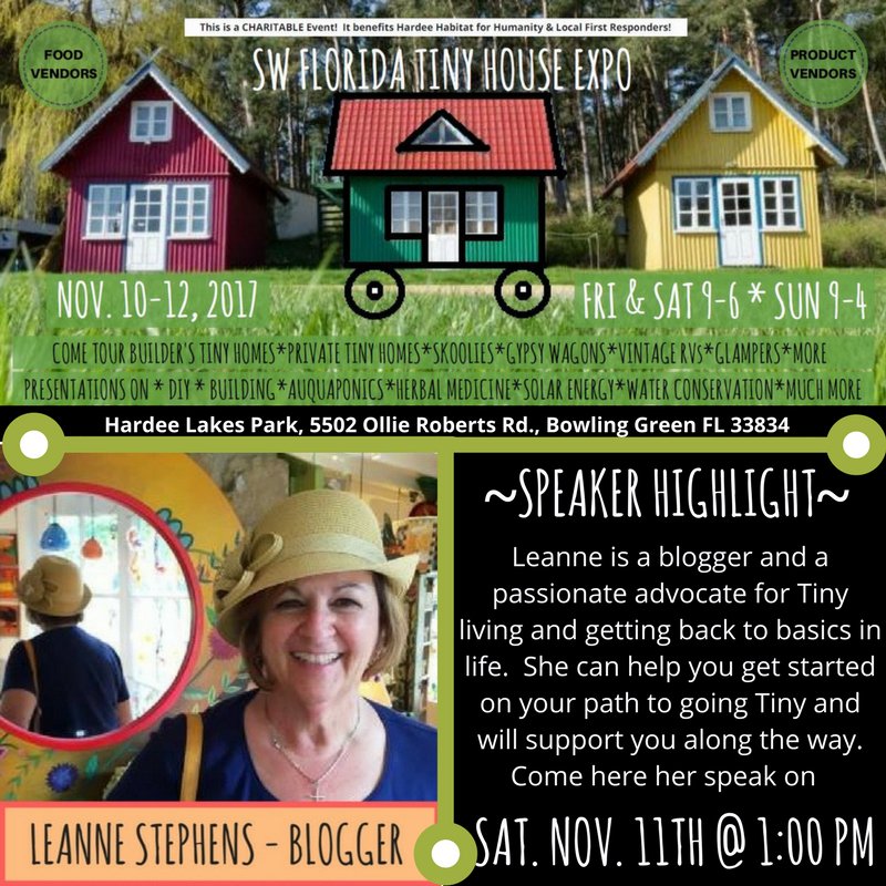 SW FL TinyHouse Expo (@swfltiny_expo) on Twitter photo Leanne Stephens of <a href="/BuildingTiny/">Tiny Houses & Beyond</a> will speak at the <a href="/SWFLtiny_expo/">SW FL TinyHouse Expo</a> Get your tickets: eventbrite.com/e/sw-florida-t… Leanne Stephens of <a href="/BuildingTiny/">Tiny Houses & Beyond</a> will speak at the <a href="/SWFLtiny_expo/">SW FL TinyHouse Expo</a> Get your tickets: eventbrite.com/e/sw-florida-t…