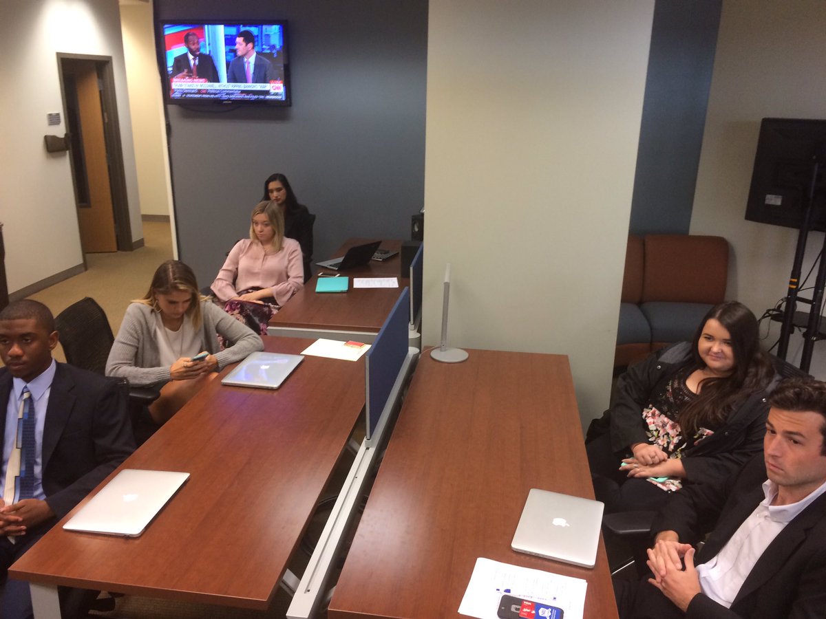 wsfa12news's tweet photo. It is a great day at @AUJRNL Day - visiting with @EagleEyeTV students. #AUJDAY https://t.co/o9ZofUur5D
