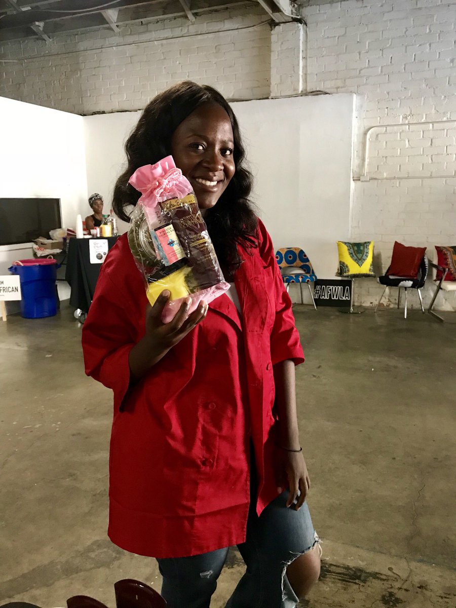 ClearEssence's tweet photo. @africafwla we ❤️💚🖤 you! Congrats to all of the designers and we thank each and everyone one of you that stopped by the Pop-Up Shop. #AFWLA https://t.co/sxqXsI3SIJ