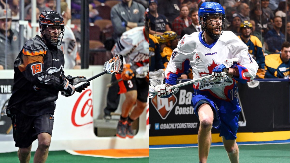 Congrats to two guys from one small town for their HUGE impact on the <a href="/NLL/">NLL</a>. We honor retiring Chad Culp &amp; <a href="/MARSH_14/">Rob Marshall</a> bit.ly/2yseIZ5