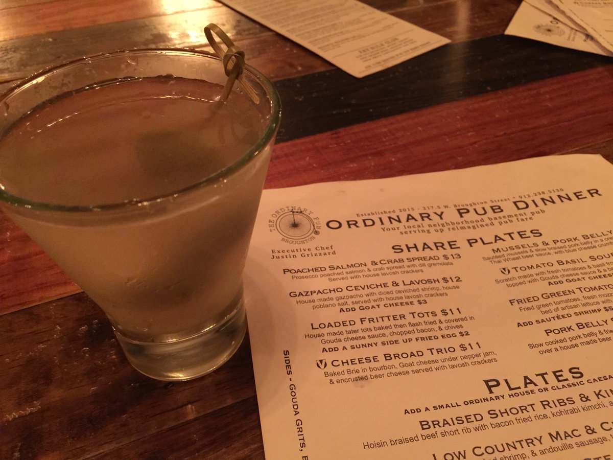 vraymonds's tweet photo. I love the Ordinary Pub in Savanah! https://t.co/JuxEK8UW7J