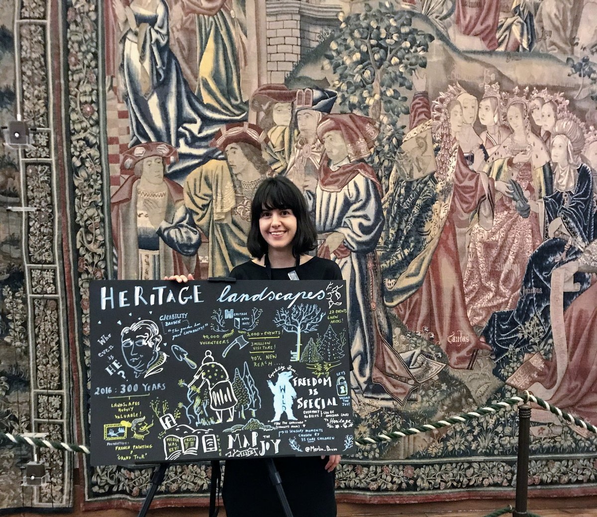 Merlin_Draws's tweet photo. @Relevance2017 @JBarnesHRP  #relevance2017 That was rather a lot of #illustration..Thanks for incredible chance to exhibit @ Hampton Court!! https://t.co/SeI5GTRrtL