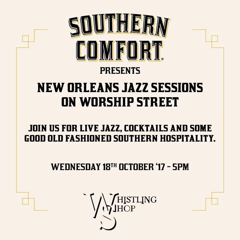 Get involved with this on Wednesday night, £7 cocktails and live jazz...don't miss it!  <a href="/southerncomfort/">Southern Comfort</a>