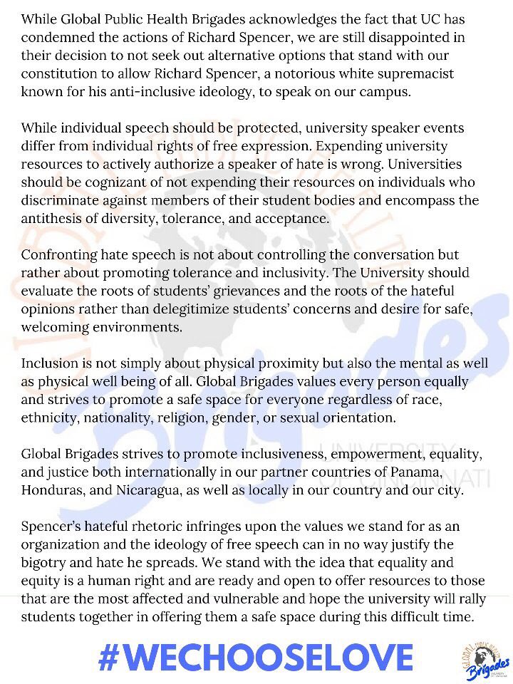 We hope that you stand with us as #wechooselove