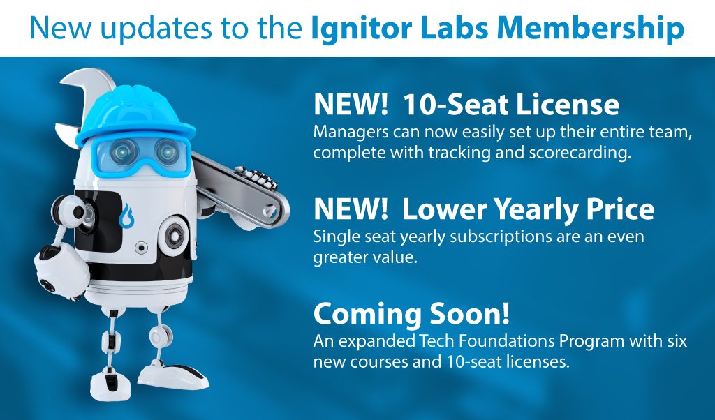 IgnitorLabs's tweet photo. Get your team of technicians set up with #foodservice training courses with our new 10-Seat Ignitor Labs Membership! https://t.co/WPKIP8miUj https://t.co/Ok8laFQvsi