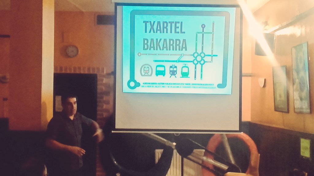 brunobilbo's tweet image. Parte hartu Bizkaian garraio-sistema publikoa bateratu eta txartel bakarraren aldeko foroan #mugikortasunjasangarria